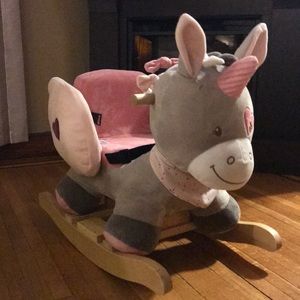 Unicorn rocking chair